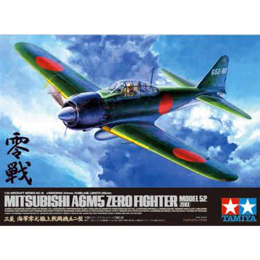 Tamiya 60318 1/32 Mitsubishi A6M5 Zero Model 52